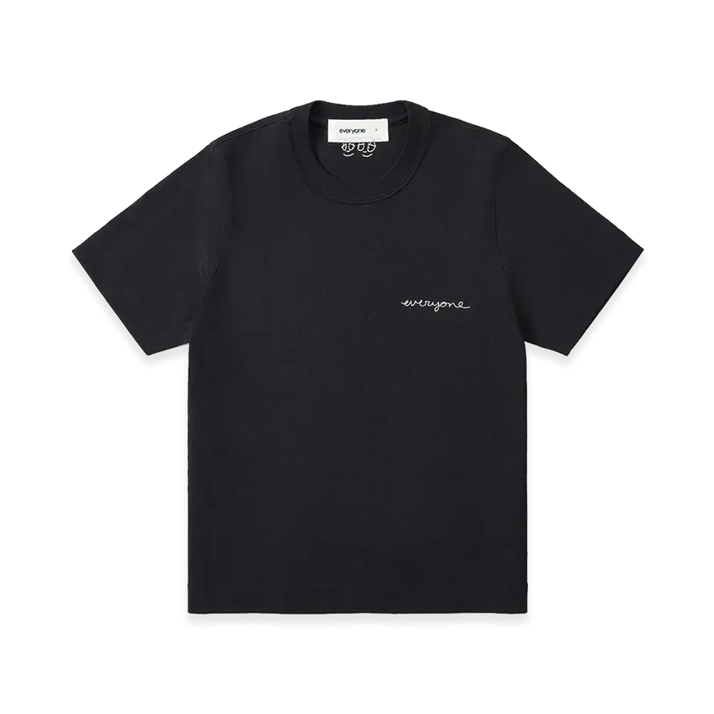 everyone Women's J.30000 Rooftop Logo Tee Shirt "Black"