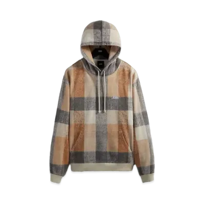 Kith Plaid Williams III Hoodie "Desert"