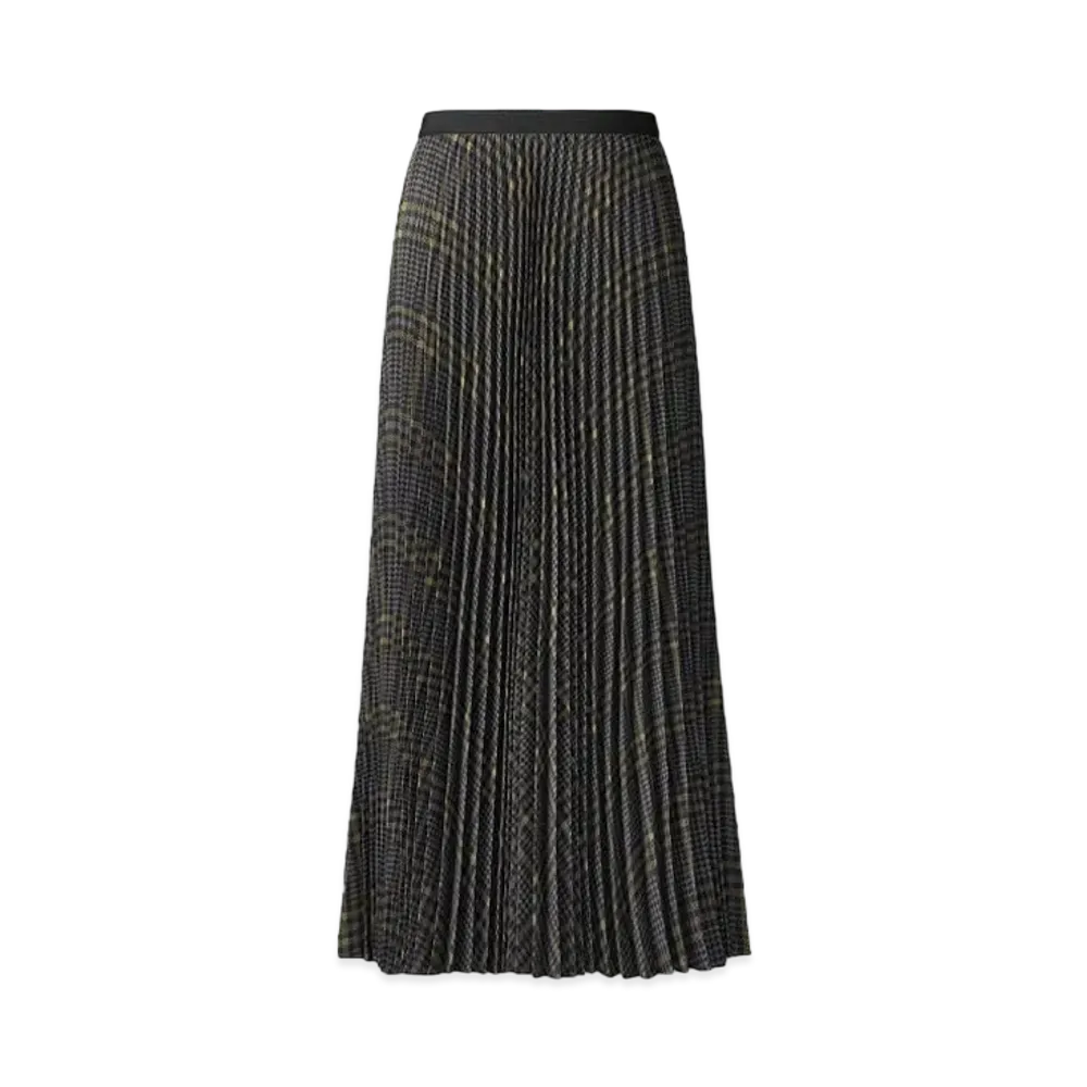 Uniqlo C Women'S Pleated Long Skirt #1 "Gray"