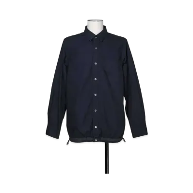 sacai Cotton Poplin Shirt "Navy"