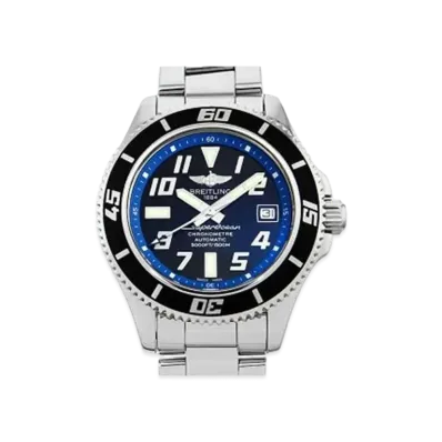 Breitling Superocean 42 Abyss Blue "Black/Stainless Steel"