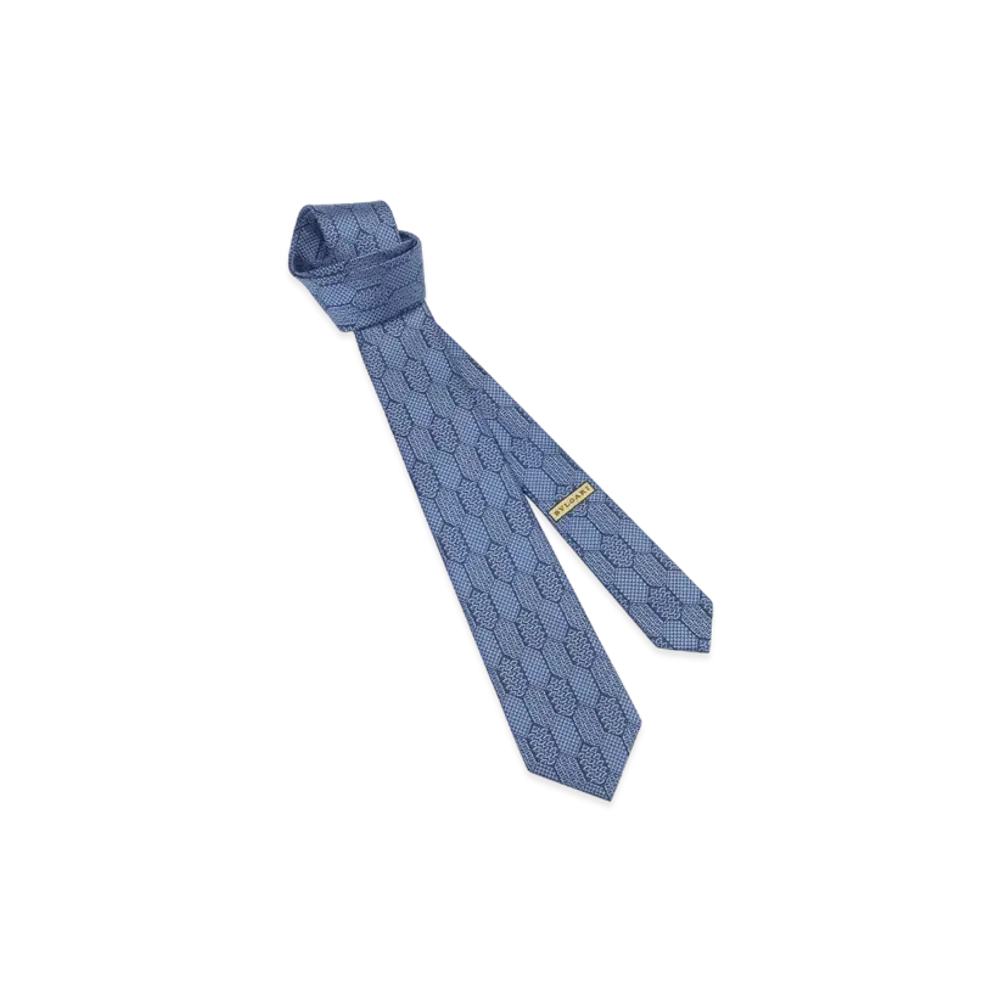 BVLGARI Formal Tie "Blue"