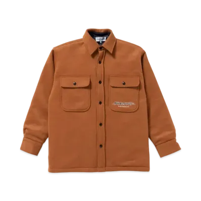 BlackEyePatch BEEZ-EYE-P SCRIPT LOGO CPO JACKET "Brown"