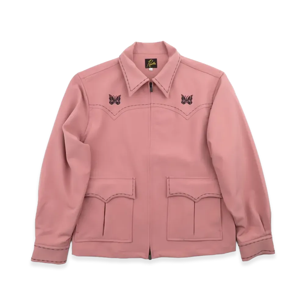 NEEDLES PE/PU Double Cloth Western Sport Jacket "Pink"