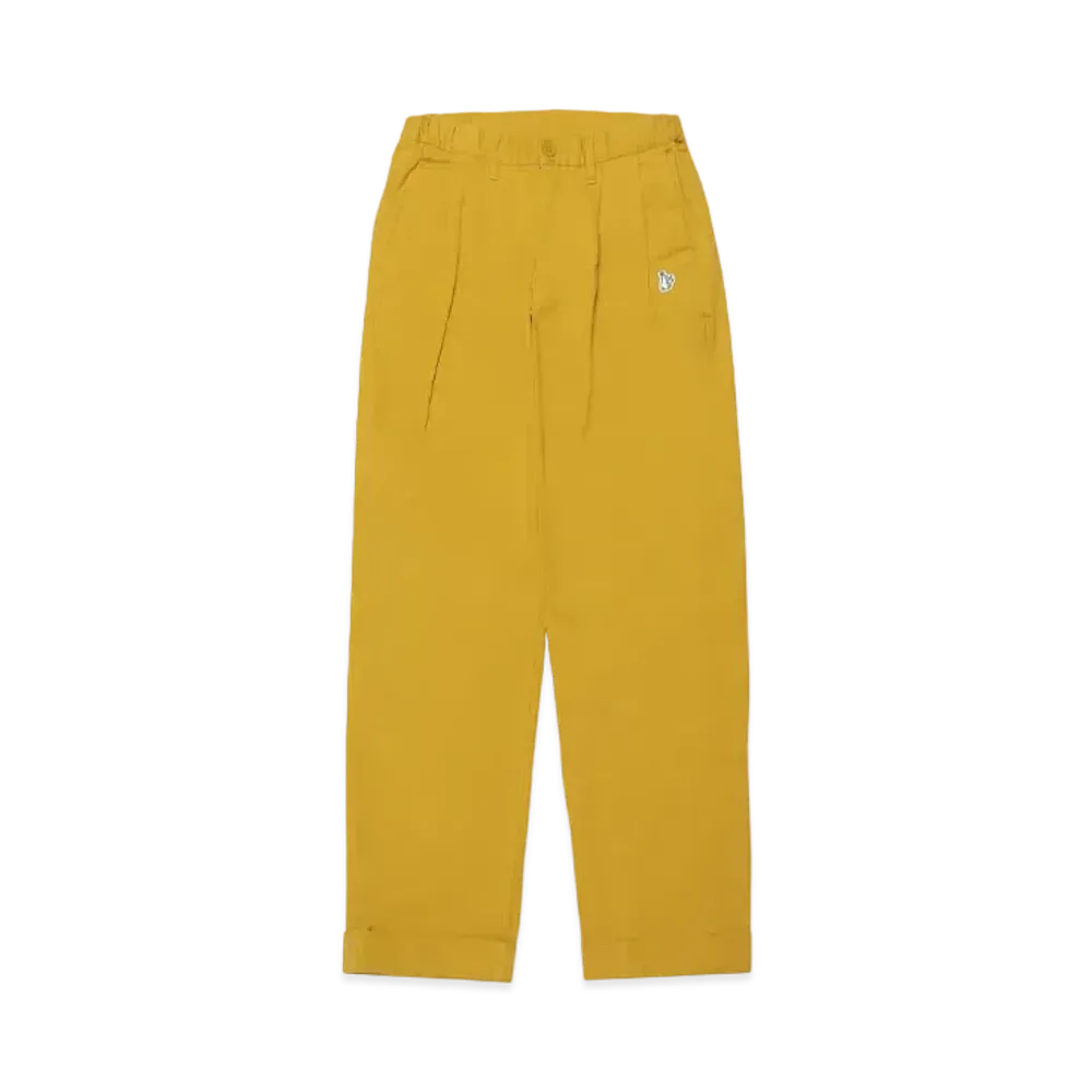 FR2 Embroidery High Tech Stretch Pants "Mustard"