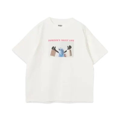 B:MING by BEAMS x PUPPET SUNSUN / Fade Photo Print T-Shirt Shop "OffWhite"