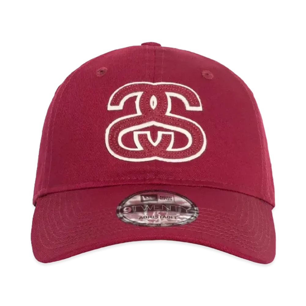 Stussy New Era 9Twenty SS Applique "Burgundy"