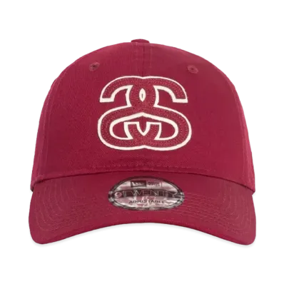 Stussy New Era 9Twenty SS Applique "Burgundy"
