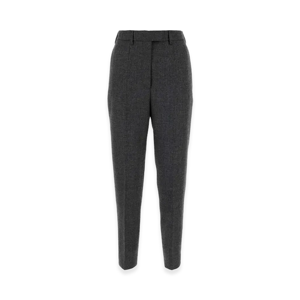 PRADA Women's Tailored Pants "Dark Gray"