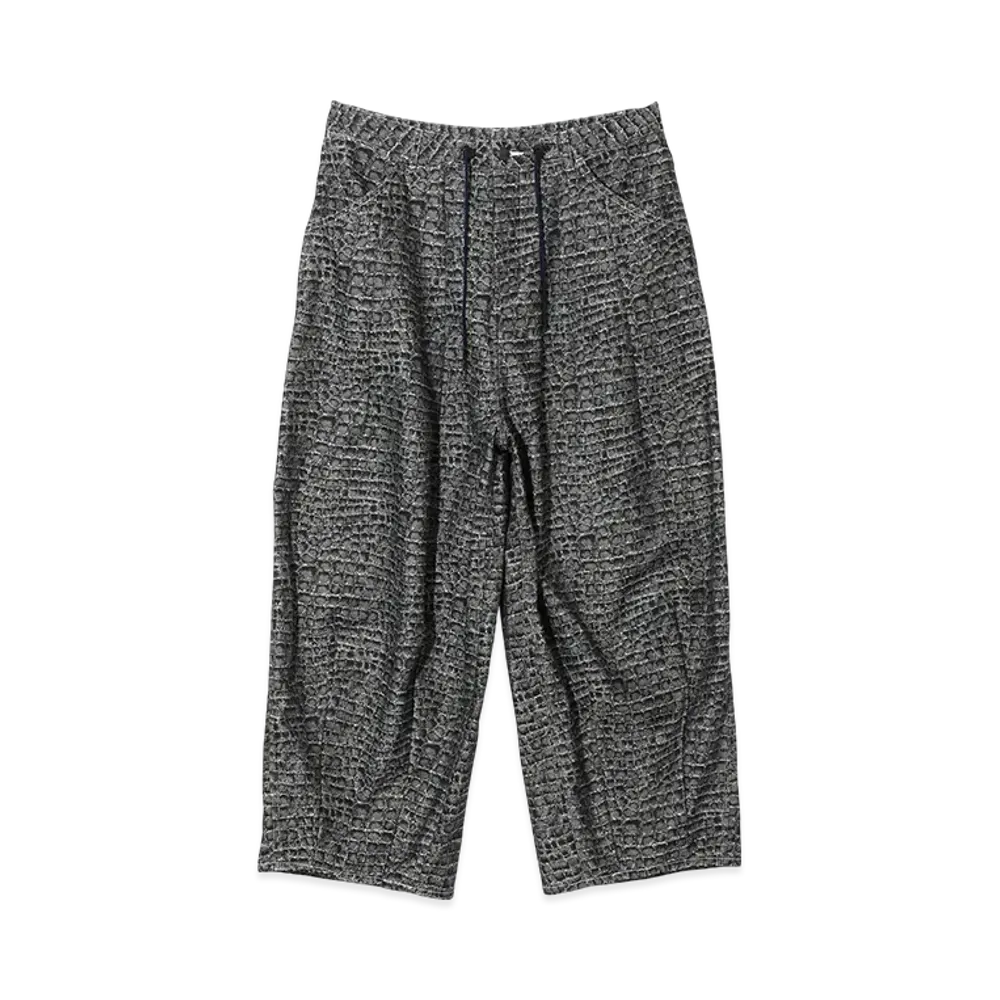 NEEDLES H.D. Pant - Painter - 10oz Denim / Crocodile Jacquard "Gray"