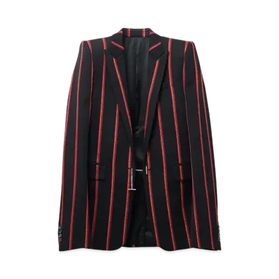 Alexander McQUEEN Blazer Stripe Jacket "Black/Red/Gold"