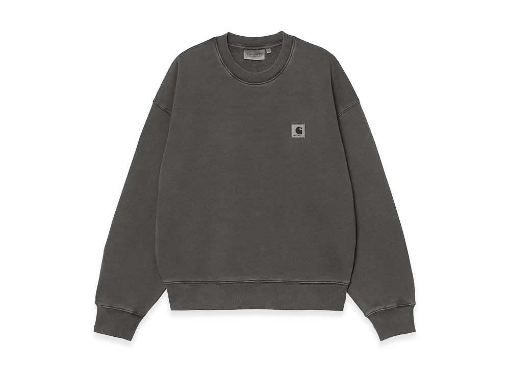 Carhartt WIP W' Nelson Sweat "Black(Garment Dyed)"