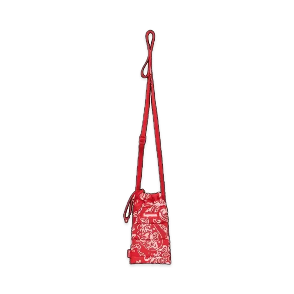 Supreme Puffer Neck Pouch "Red Paisley"