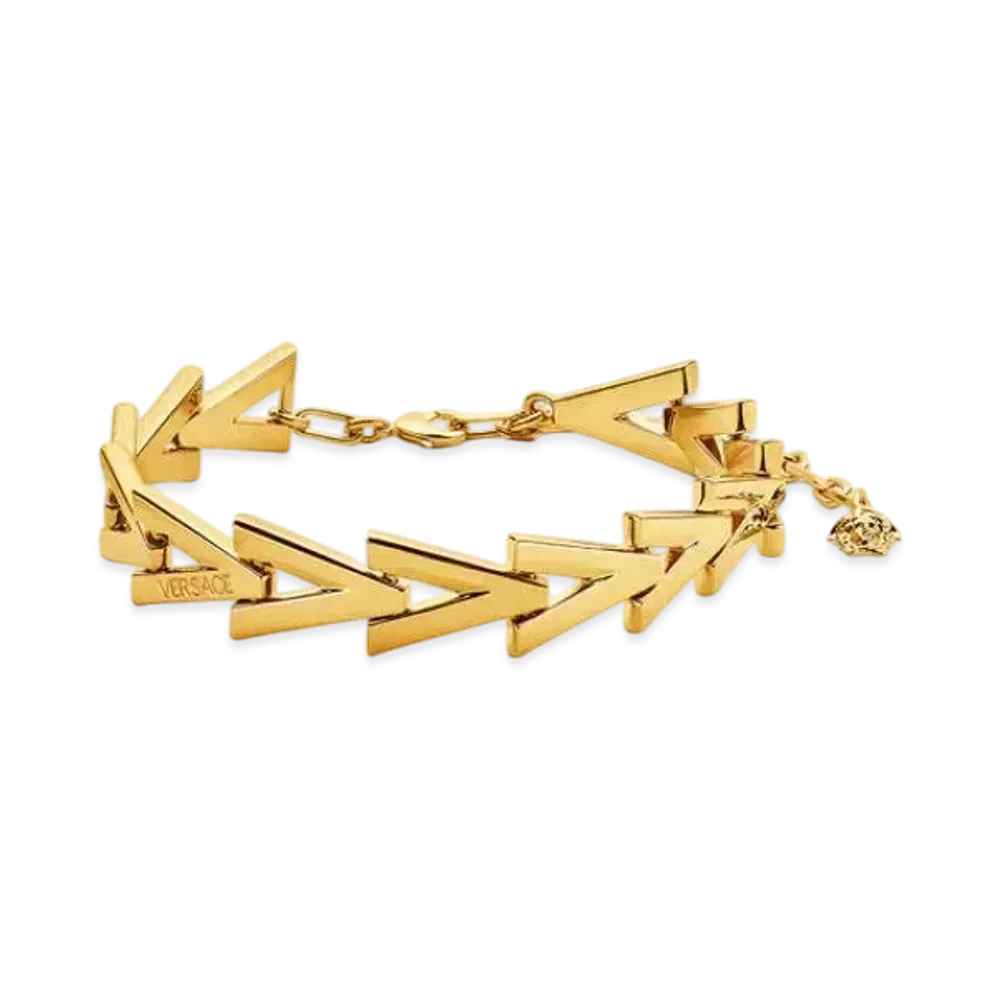 Versace V2025 Chain Choker "Bright Gold"