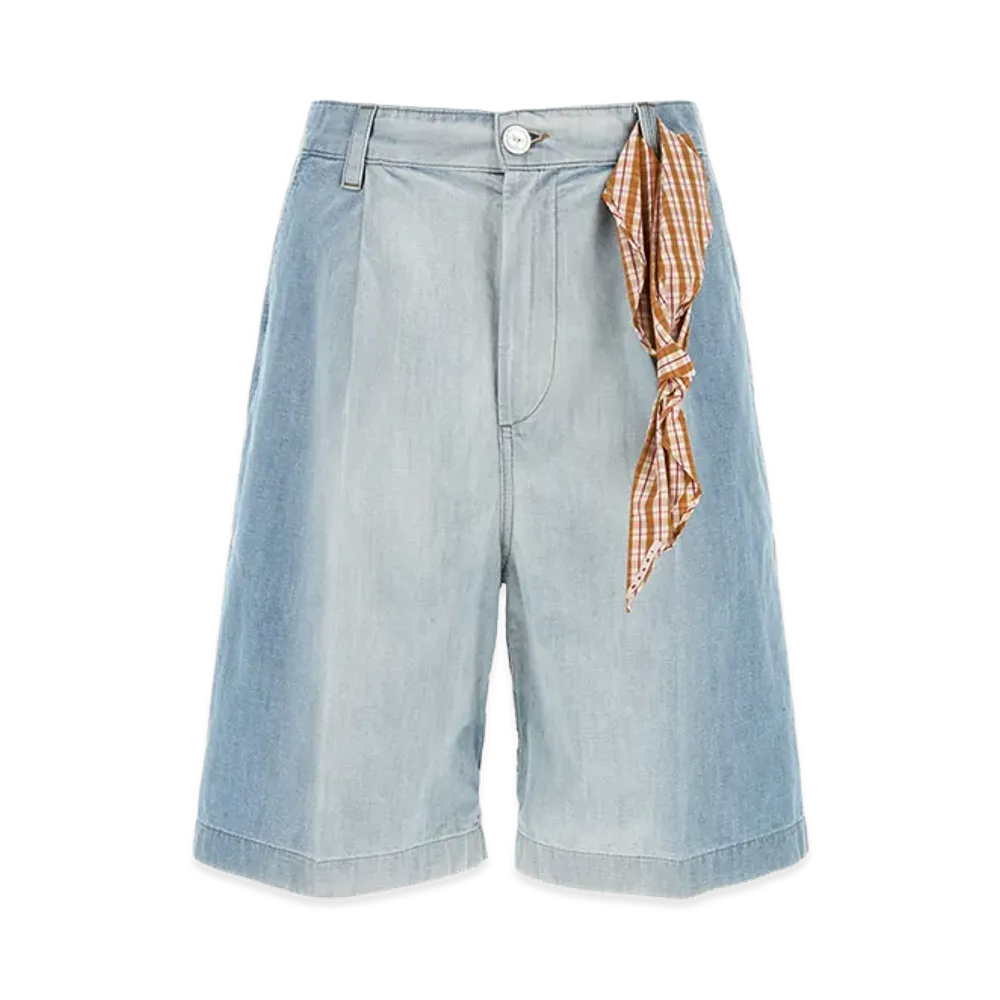 MARNI Denim Bermuda Shorts "Light Blue"