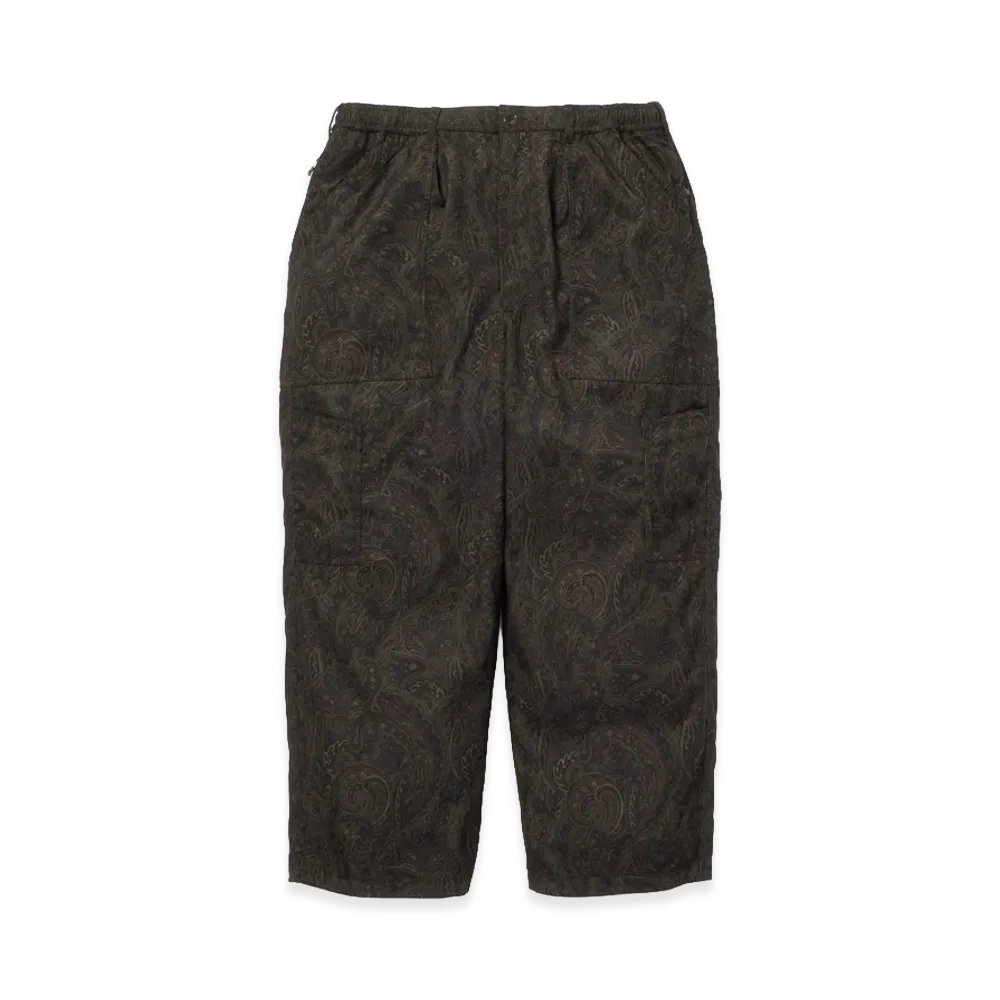 DAIWA PIER39 Women's Tech Mechanics Pants Corduroy Paisley "Dark Brown"