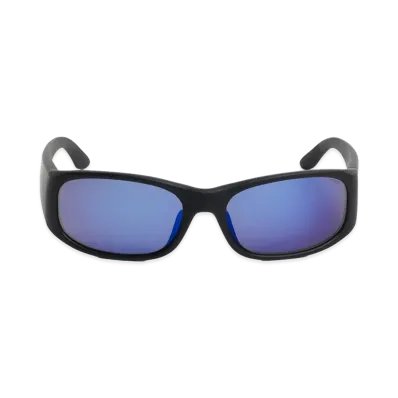 Stussy Mikey Sunglasses "Rubber Black/Polarized Dark Blue Lens"