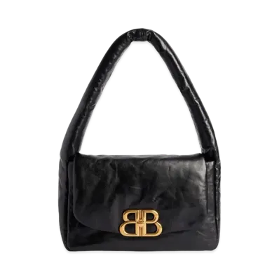 BALENCIAGA Monaco Small Sling Bag "Black"