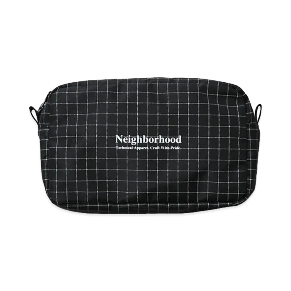 NEIGHBORHOOD Reflective Pouch "Black"