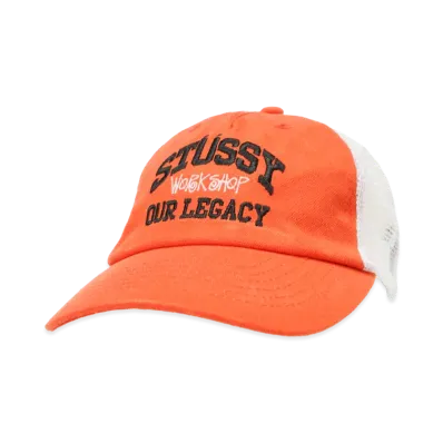 Stussy x Our Legacy Work Shop Lp Trucker Cap "Fire"