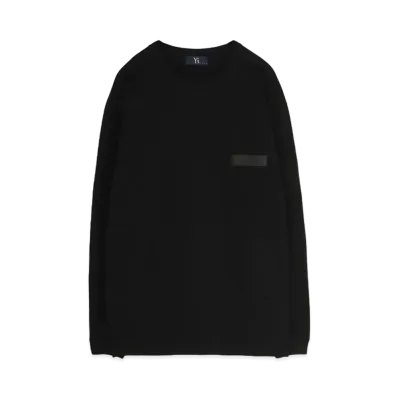 Yohji Yamamoto Y's 5.6OZ SKULL LONG TEE "Black"