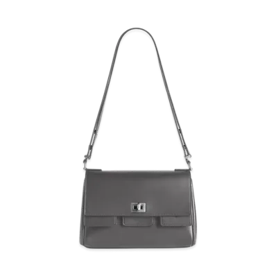 BALENCIAGA Bel Air Flap Bag XS "Grey"