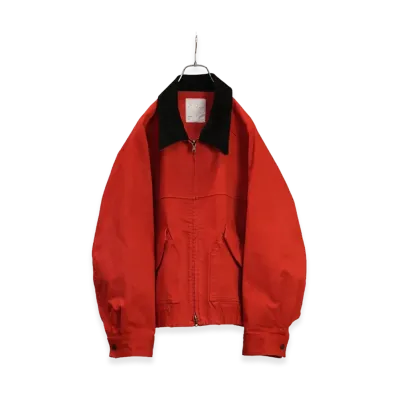 ANCELLM Zip Blouson "Red"