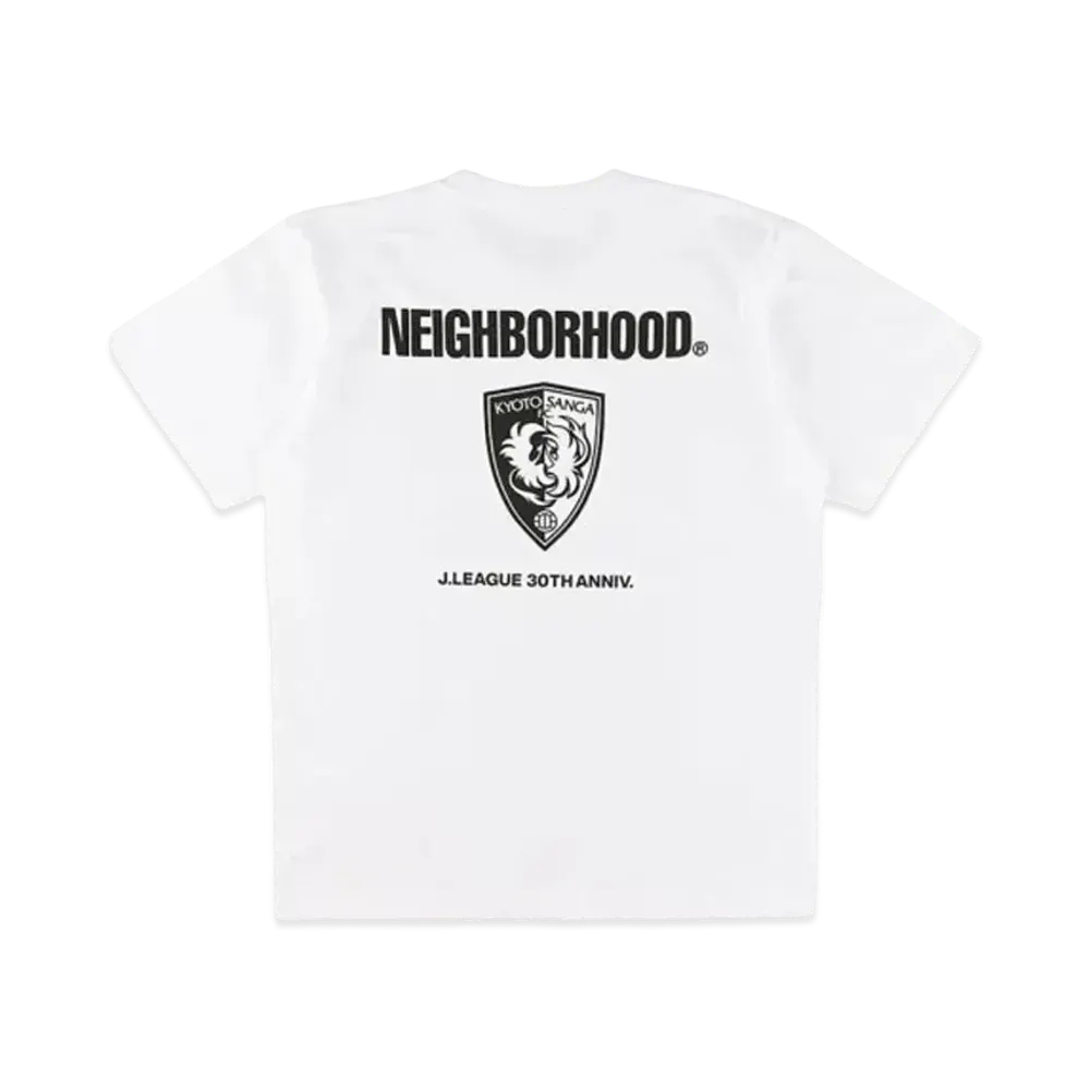 NEIGHBORHOOD x Kyoto Sanga F.C. Collab Short Sleeved T-shirt "White"