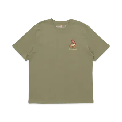 Timberland Allgender Short Sleeve Graphic Tee "Castle Earth"