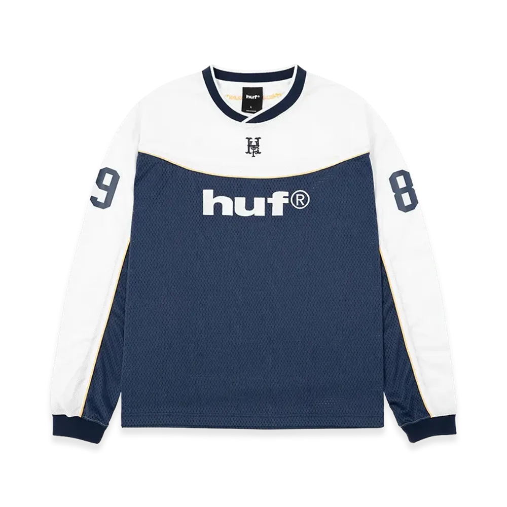 HUF Eightynine Football Top "Navy"