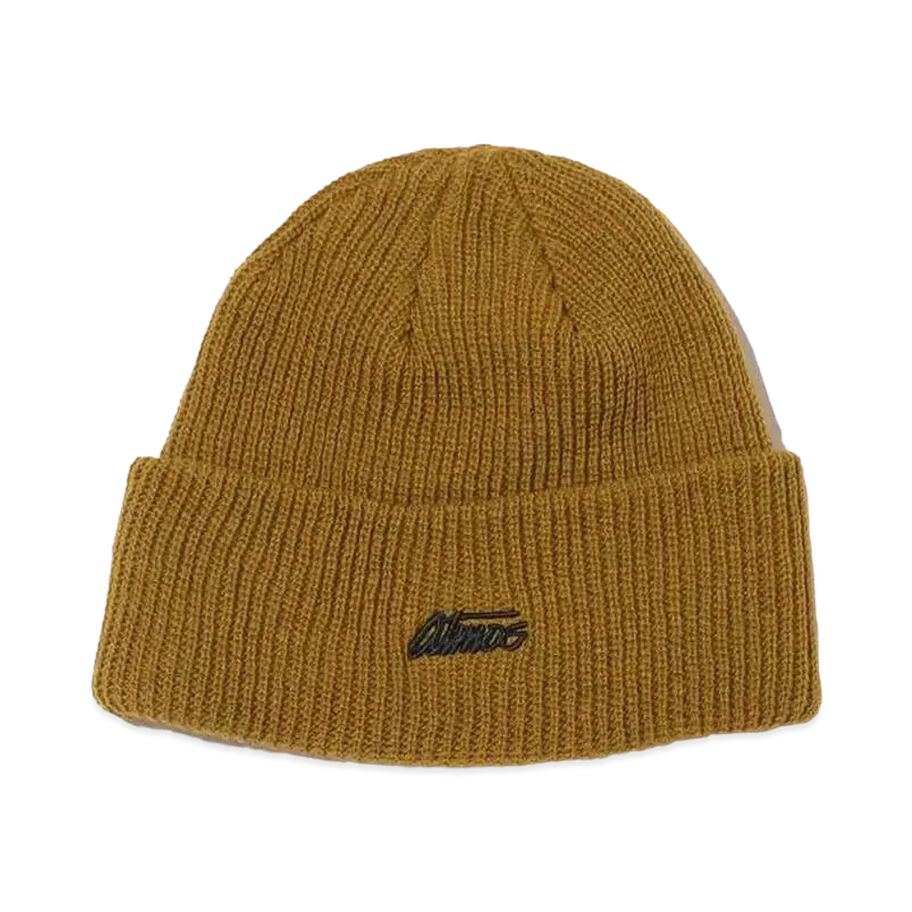 atmos Small Logo Knit Cap "Beige"