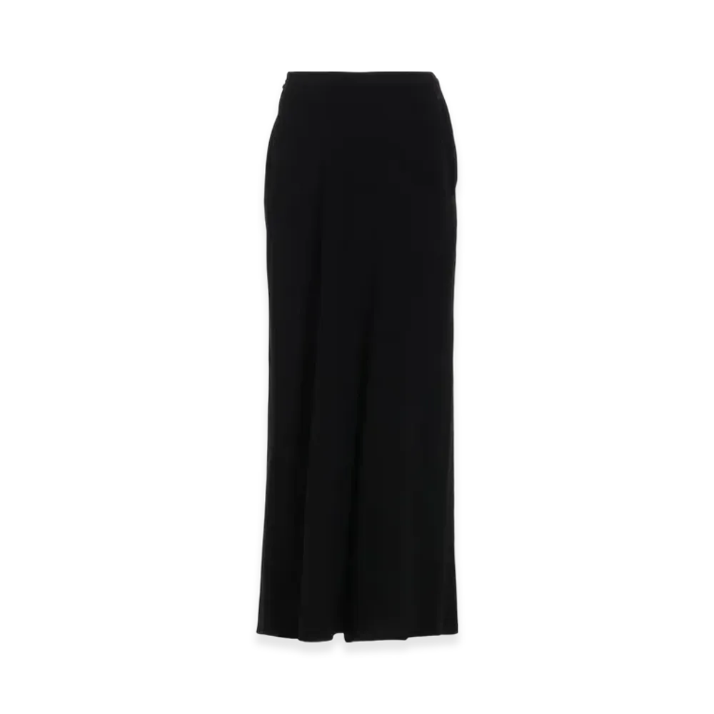 Yohji Yamamoto Ta/Pe Crepe De Chine L Big Pocket Detail Skt "Black"