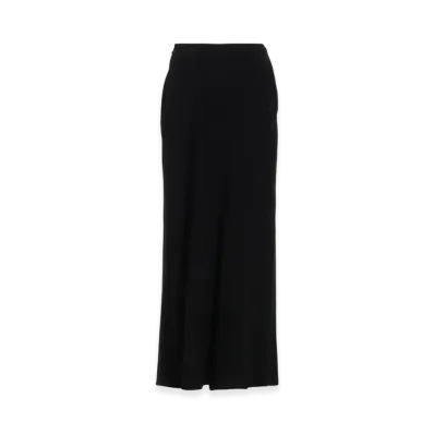 Yohji Yamamoto Ta/Pe Crepe De Chine L Big Pocket Detail Skt "Black"