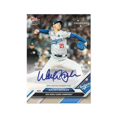ウォーカービューラー (2024 MLB トップスナウカード ロサンゼルスドジャース 2024 ワールドシリーズチャンピオンズ)