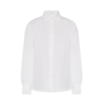 The Row Women's Sadie Cotton Shirt "White"