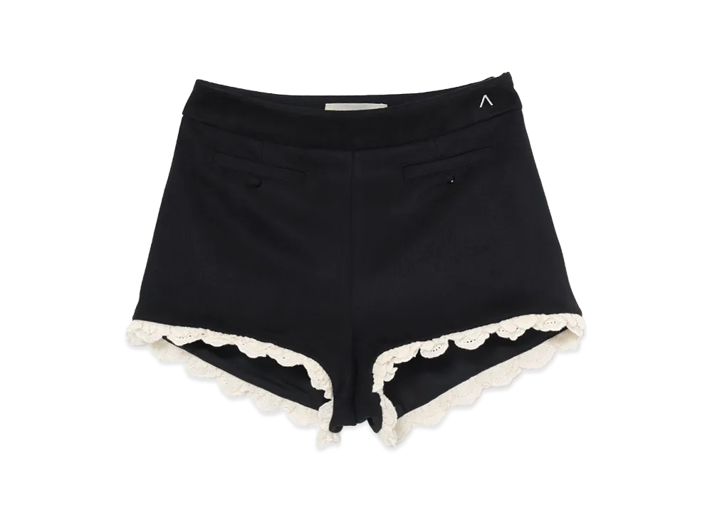 ANDMARY Women's Suede Mini Pants "Black"