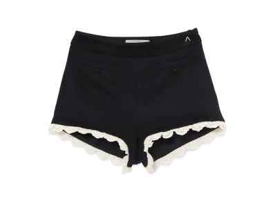 ANDMARY Women's Suede Mini Pants "Black"