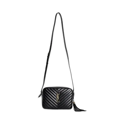 Saint Laurent Lou Camera Bag In Quilted Leather "Black"