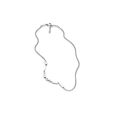 Diesel Dx1491 Stainless Steel Chain Necklace "Silver"