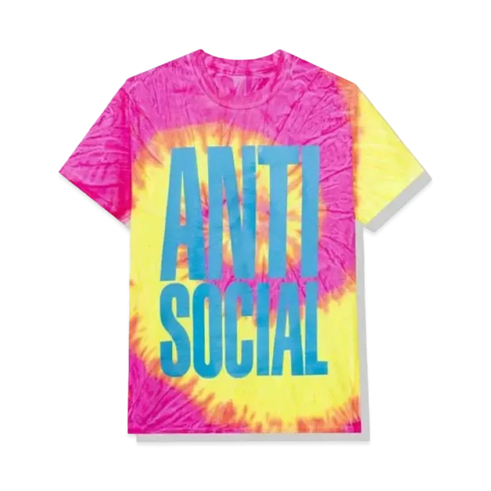 ANTI SOCIAL SOCIAL CLUB Heatwave Tee Tie Dye "Pink" (FW20)