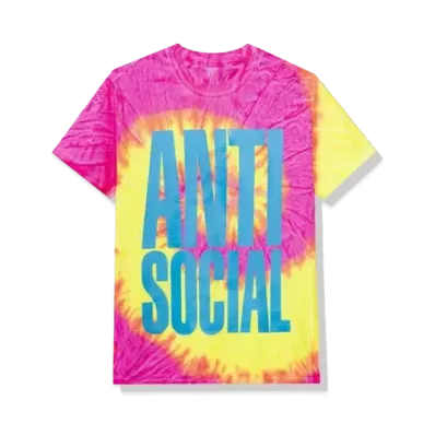 ANTI SOCIAL SOCIAL CLUB Heatwave Tee Tie Dye "Pink" (FW20)