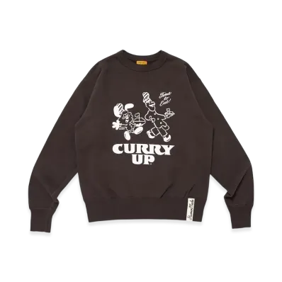 HUMAN MADE x CURRY UP x VERDY Tsuriami Sweatshirt "Black"