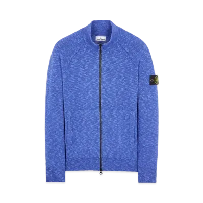 Stone Island 536D3 COTTON WOOL MELANGE "Periwinkle"