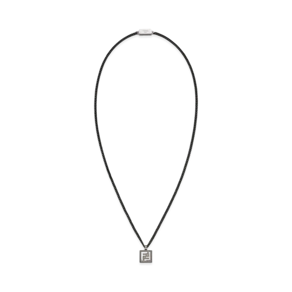  FENDI Necklace "Ruthenium"