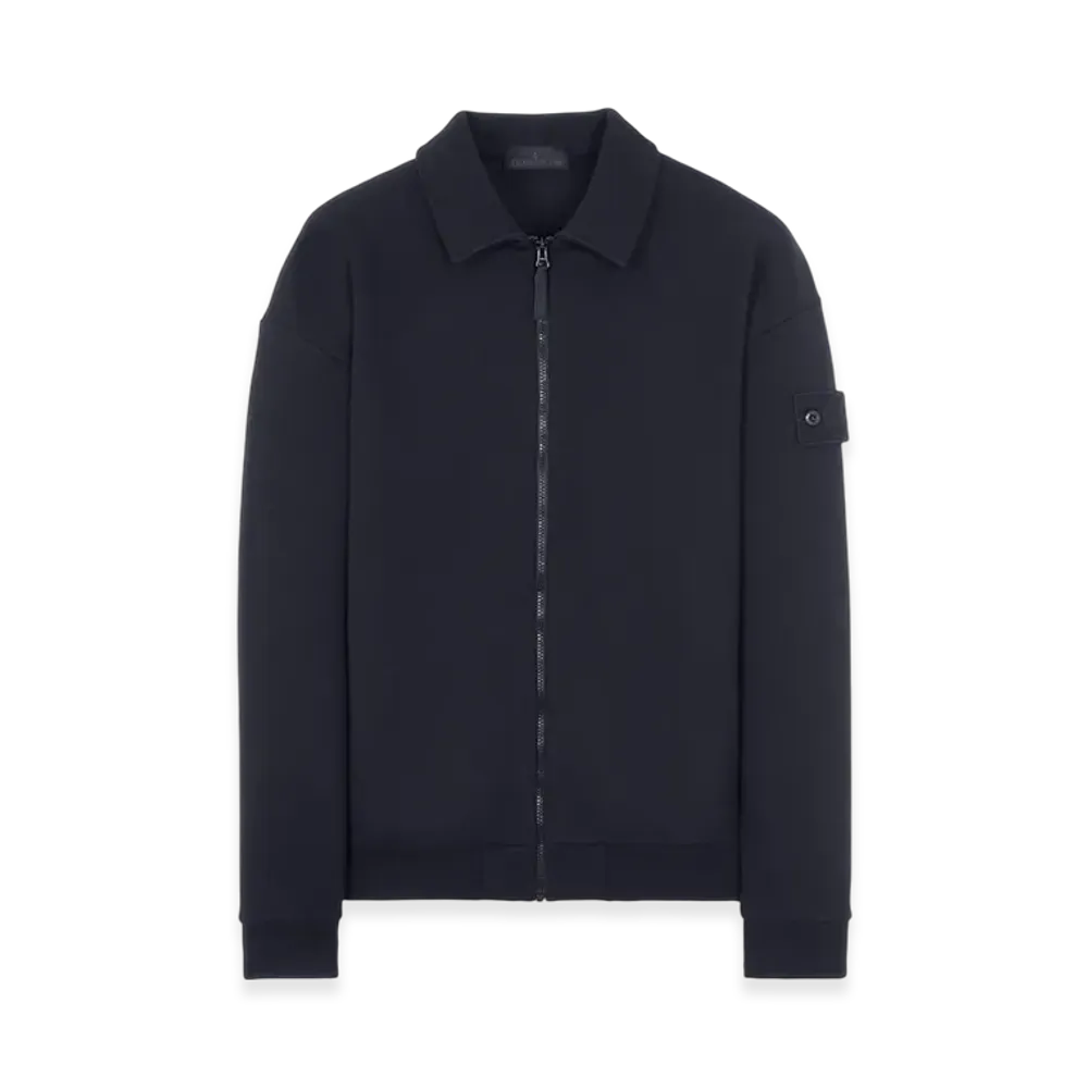 Stone Island 624F3 Ghost Piece Zip Sweatshirt - 22FW "Navy Blue"