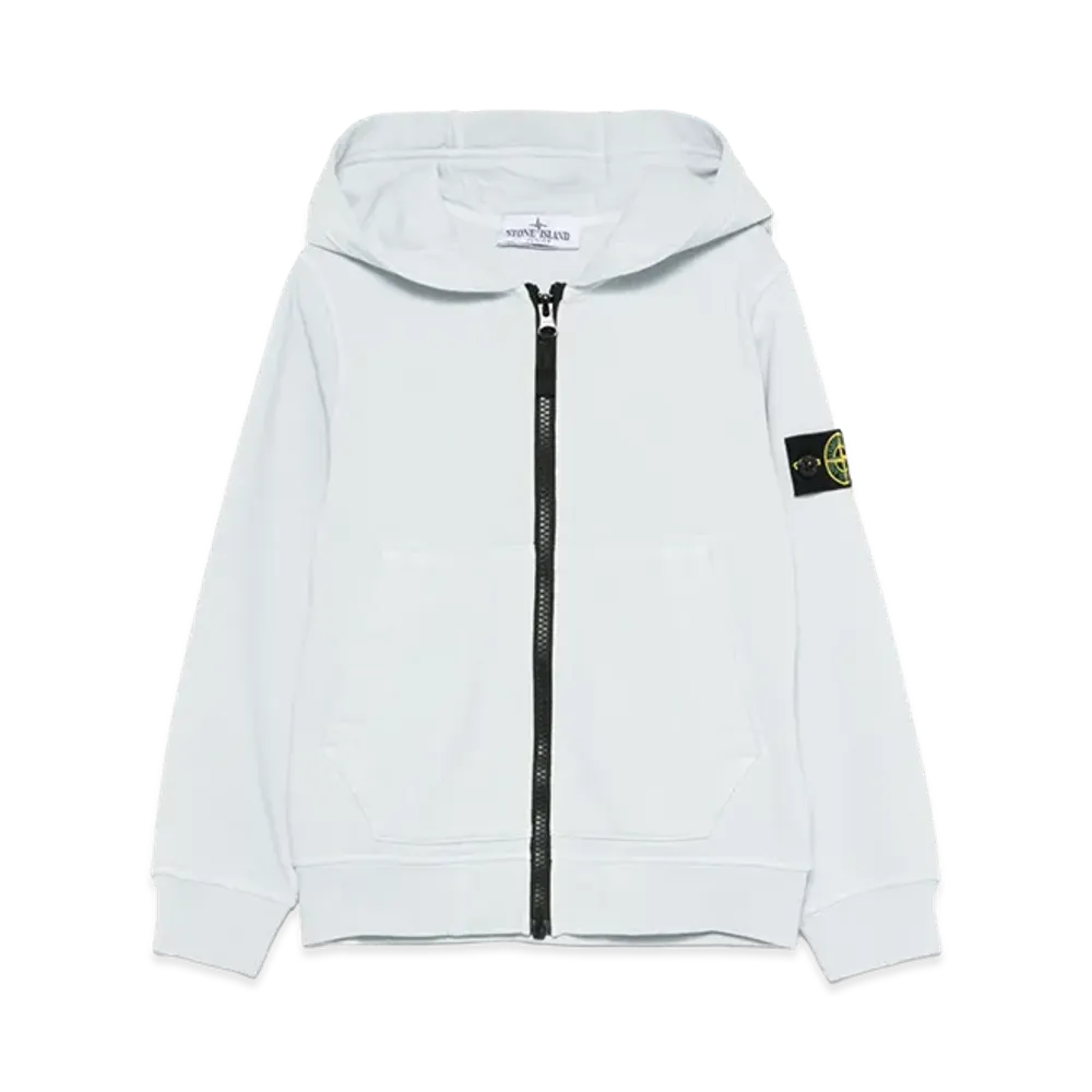 Stone Island Kids Hoodie "Light Blue"