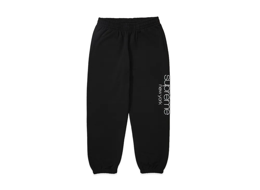 Supreme Classic Logo Sweatpant "Black"