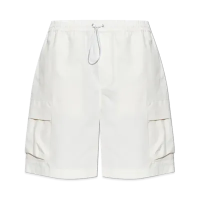 GUCCI Cotton "Web" Shorts "White"