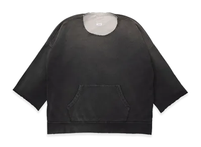 visvim Burrow Dual Sweat Crash "Black"