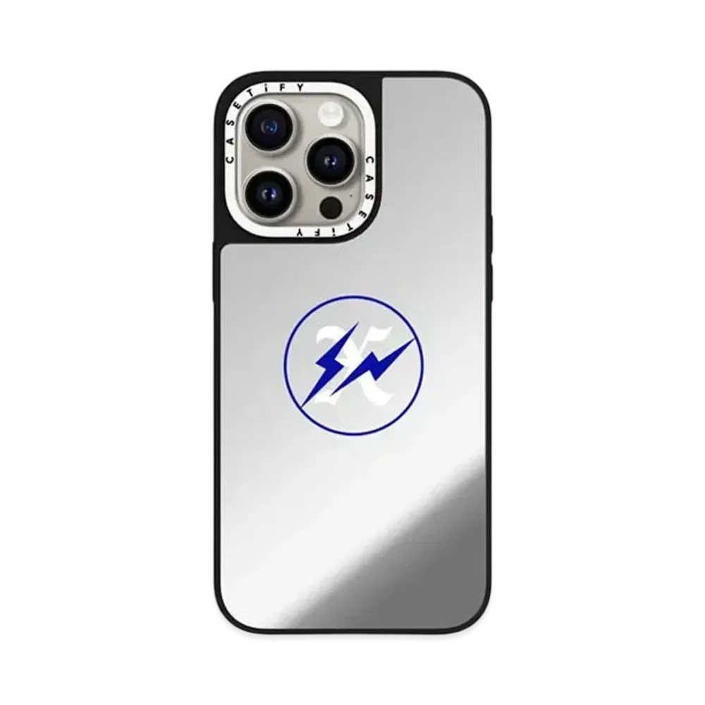 GOD SELECTION XXX x fragment design x CASETiFY 10th Logo Blue Case Apple "Mirror"